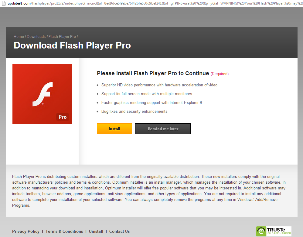 Adobe flash player.dmg virus